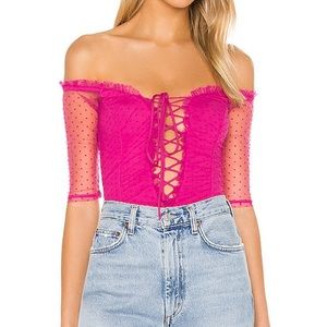 MAJORELLE
Selina Bodysuit NWT pink